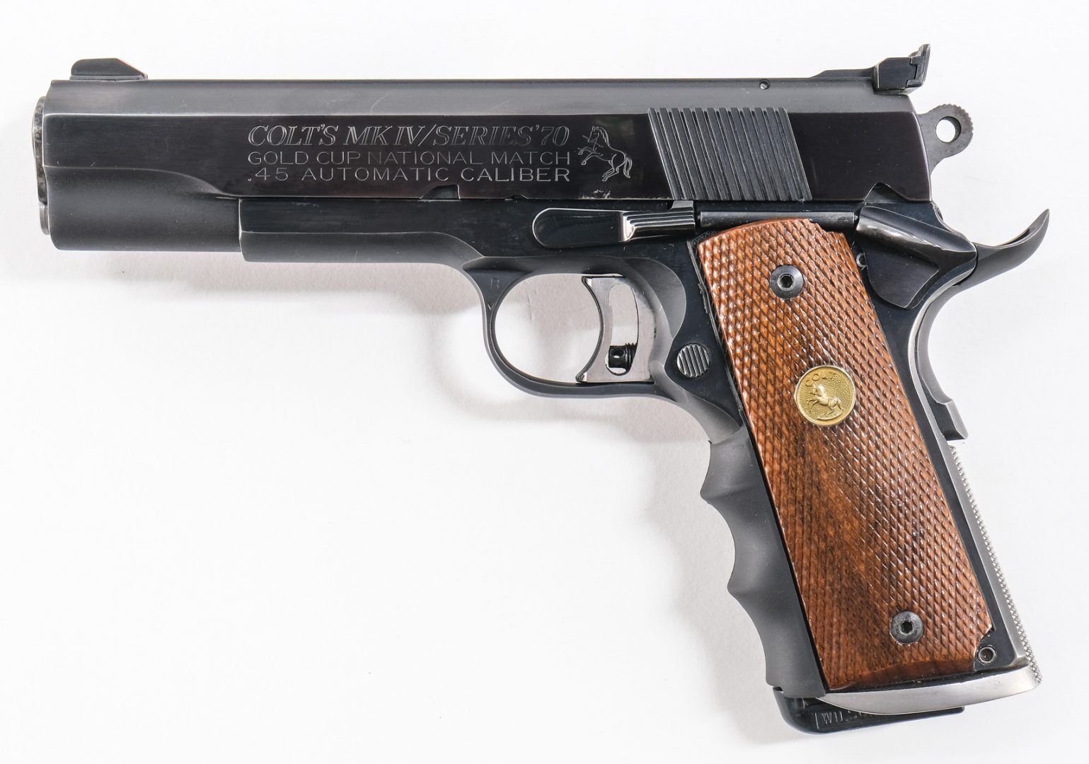 Colt Mk IV Series 70 Gold Cup NM Pistol | Online Firearms Auction
