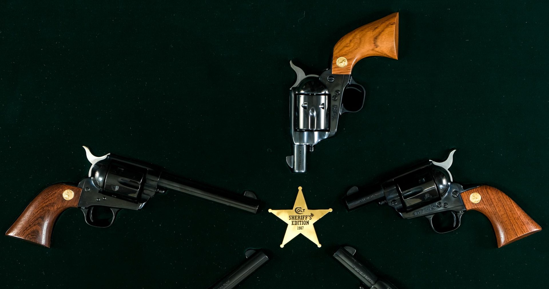 Colt Sheriff's Edition Five SAA Revolvers Auction | Online