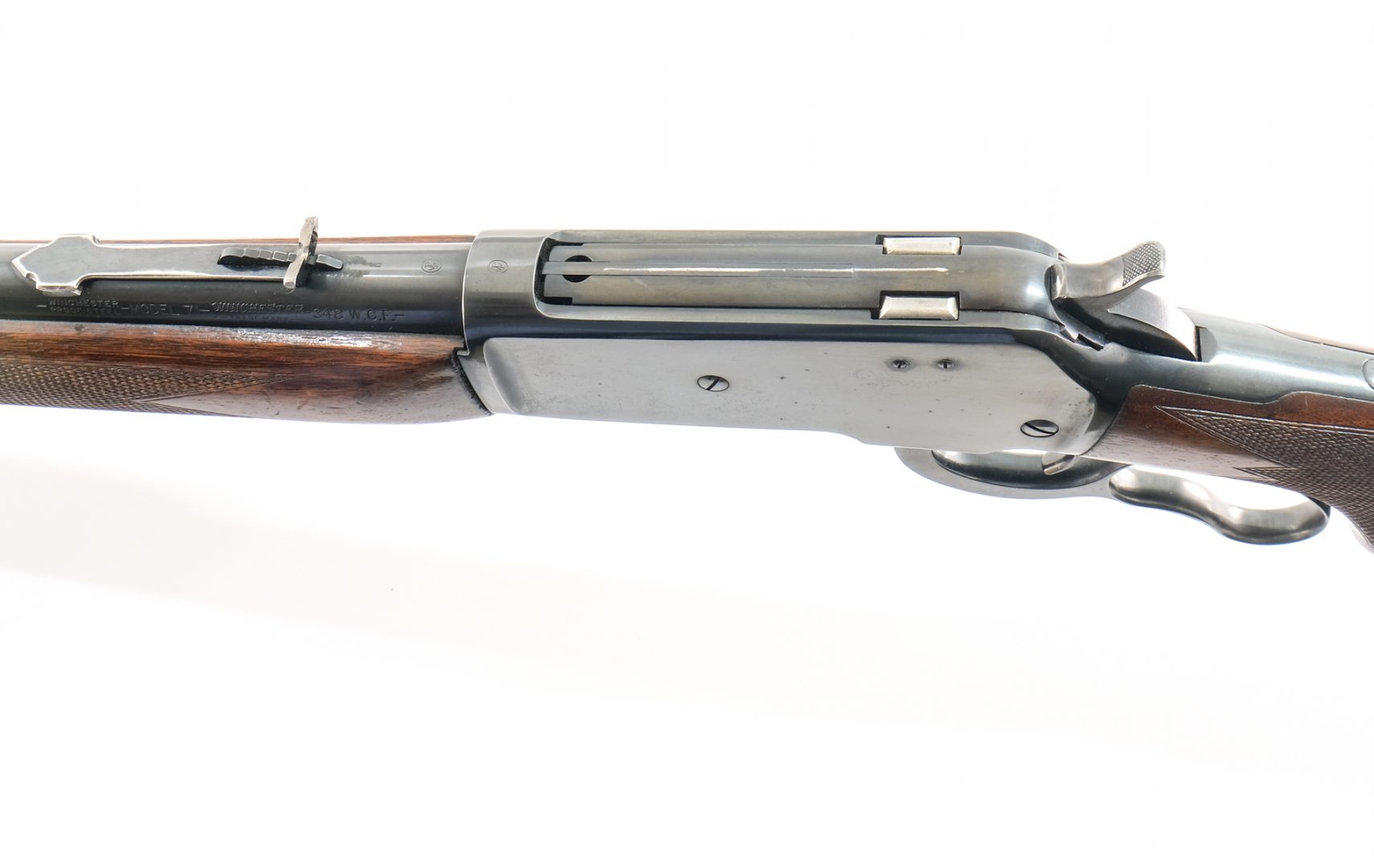Winchester 71 .348 W.C.F. Lever Action Rifle Auction