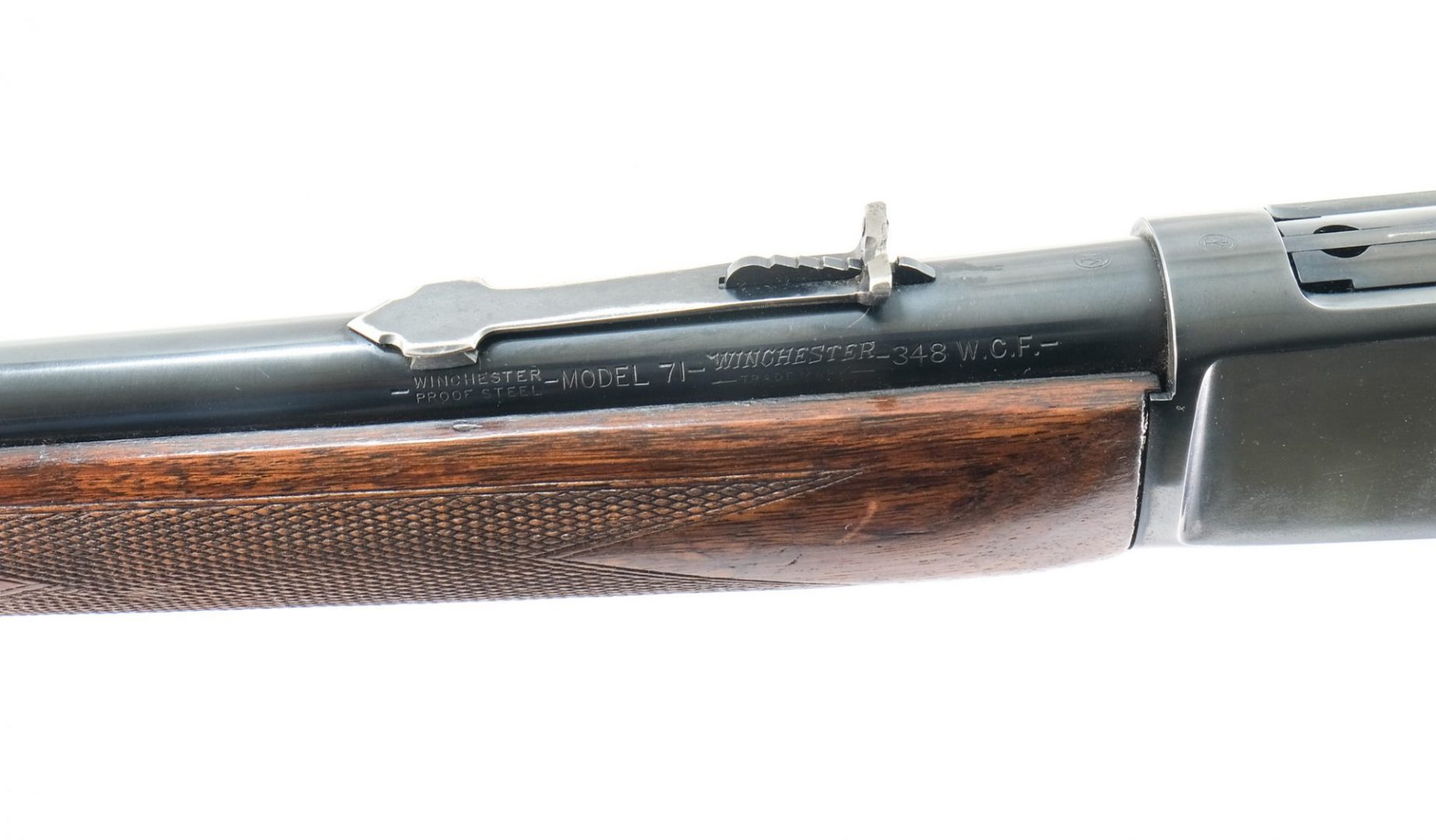 Winchester 71 .348 W.C.F. Lever Action Rifle Auction
