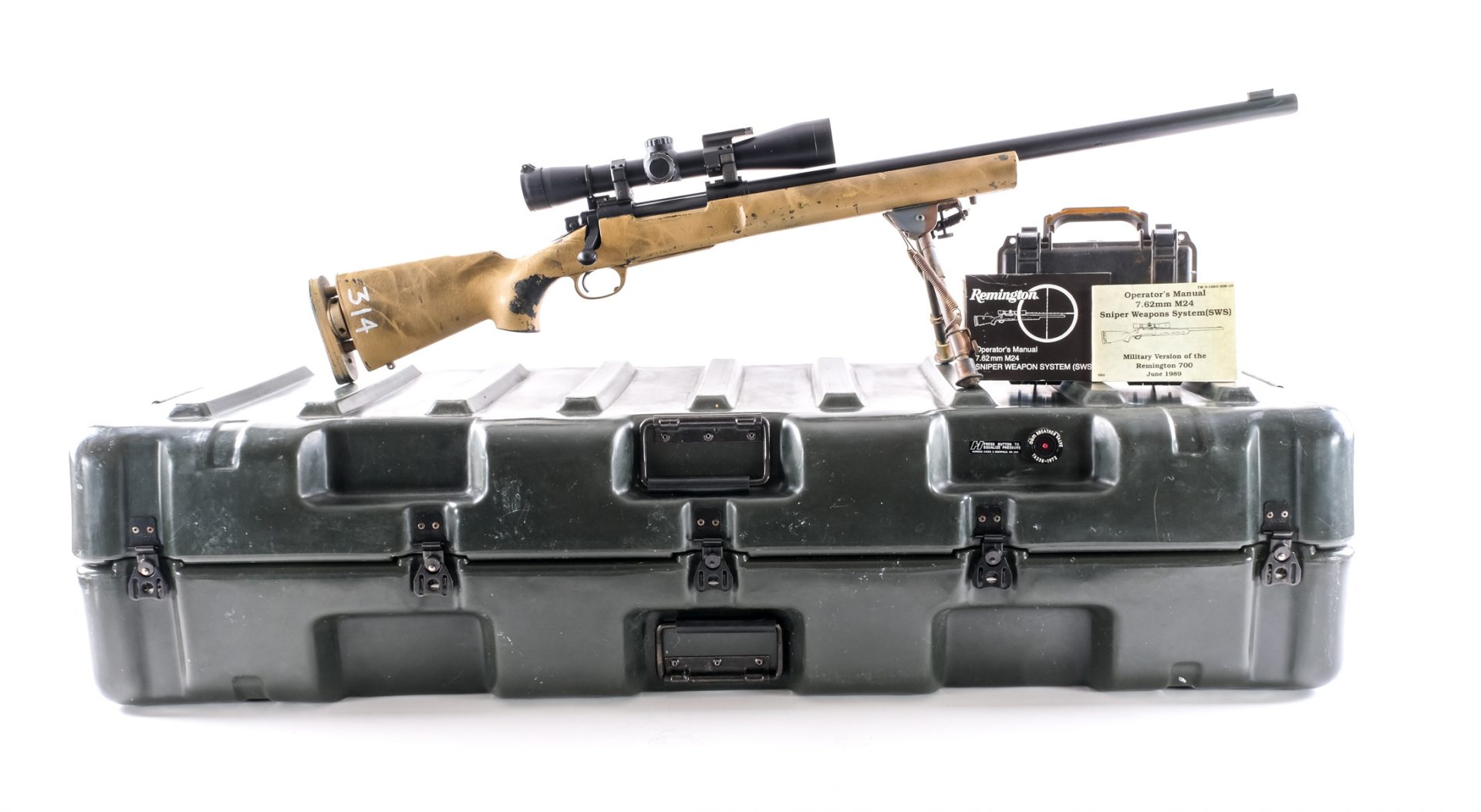 Remington M24 7.62 cal SWS Deployment Kit - Online Gun Auction