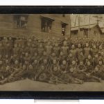 3 framed military yardlongs auction