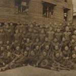 3 framed military yardlongs auction