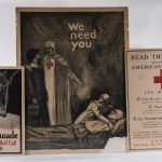 5 WWI era Red Cross Posters