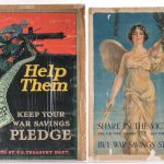 6 WWI War Saving Stamps Posters