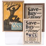 6 WWI War Saving Stamps Posters