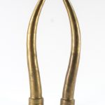 Brass WWI Trench Art candlesticks Auction