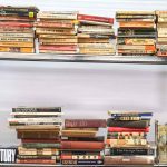 Cart lot of books