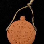 Civil War Jennie Wade Clay Pendant