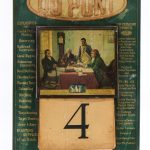 DUPONT EXPLOSIVES Perpetual Calendar Tin Sign Auction