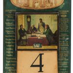 DUPONT EXPLOSIVES Perpetual Calendar Tin Sign Auction