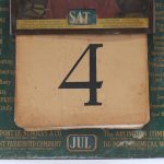 DUPONT EXPLOSIVES Perpetual Calendar Tin Sign Auction