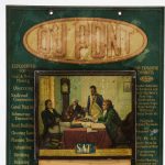 DUPONT EXPLOSIVES Perpetual Calendar Tin Sign Auction