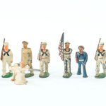 Mixed Dimestore Cast Metal Figures