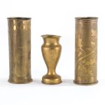 Six WWI Trench Art Artillery Shells