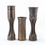 Six WWI Trench Art Artillery Shells