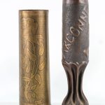 Six WWI Trench Art Artillery Shells