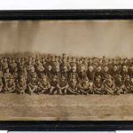 Three framed WWI Yardlong Photos