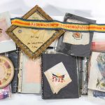 WWI Embroidery Silks, Postcards & Hankies