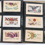 WWI Era Silk Embroidered Postcards