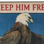 WWI War Savings Stamps Eagle Poster