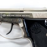 Beretta 21A .25 Bright Nickel Pistol Auction