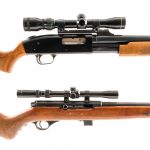 Mossberg 500 152 12 Ga .22 LR 2 Pcs Shotgun Rifle Auction