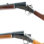 Two H&R Huntsman 12ga BP Shotguns