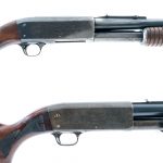 Two Ithaca 37 Featherlight Shotguns