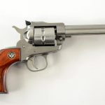 Two Stainless Steel Ruger .22 Revolvers
