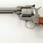 Two Stainless Steel Ruger .22 Revolvers