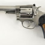 Two Stainless Steel Ruger .22 Revolvers