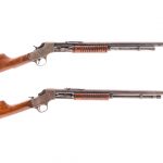 Two Stevens Model 70 .22 Cal Pump Action Rifle