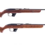 Two Winchester Model 77 .22 LR Semi Auto Rifles