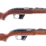 Two Winchester Model 77 .22 LR Semi Auto Rifles