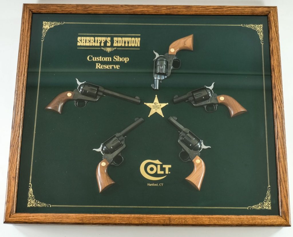 Colt Sheriff's Edition Five SAA Revolvers Auction | Online
