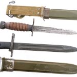 Seven US Military Knives and Bayonets