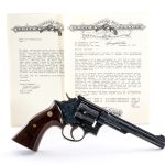 S&W K-22 .22 LR Engraved Revolver