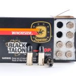 Winchester Black Talon .45 9mm 10mm Ammunition