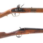 Single Shot Rifle / Flintlock Musket Lot 2 Pcs