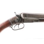 N.R. Davis & Co Damascus 12Ga SxS Hammer Shotgun