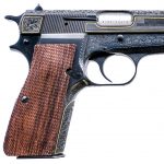 Browning Hi Power 9mm Engraved Semi Auto Pistol