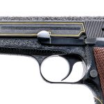 Browning Hi Power 9mm Engraved Semi Auto Pistol
