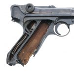 Battle Damaged Mauser 42 Luger 1940 9mm Pistol