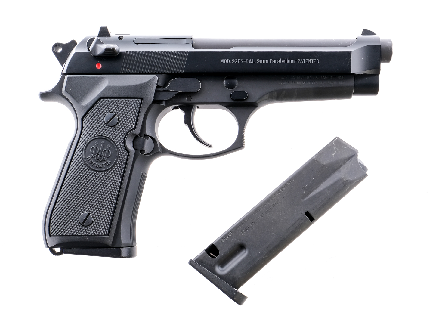 Beretta 92FS 9mm Semi Auto Pistol - CT Firearms Auction