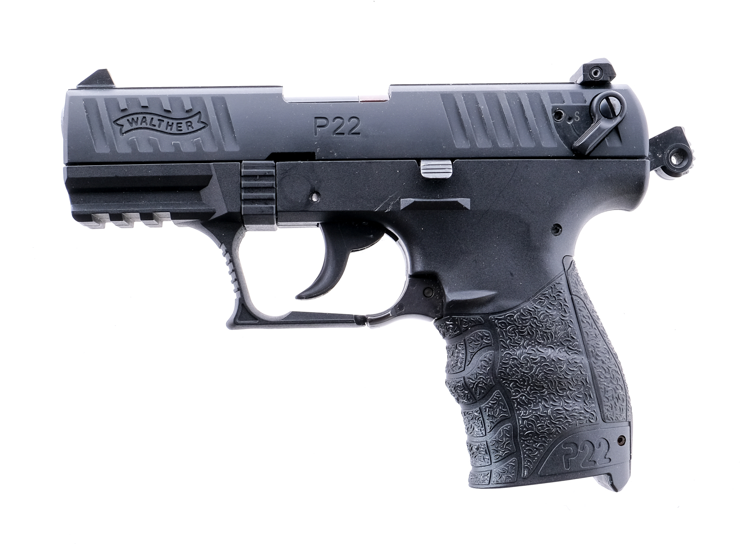 Étui De Ceinture OWB Pour Walther P-22 - Noir, Nylon, Avec Clip Et Porte-magazine Supplémentaire