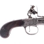 Joseph Heylin Cannon Barrel Flintlock Pistol