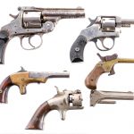 Estate Pistol Lot 5 Pcs Lot Pistols / Revolvers