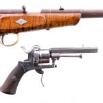 Pinfire / Pistol Lot .22 2Pcs Lot Pistols