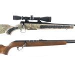 Stevens T/C .22 7mm 2 Pcs Bolt Action Rifles